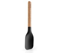 EVA SOLO | Nordic Kitchen Serving Cutlery | Combined Stirrer and Dough Scraper | Comfortable Oak Handle | Danish Design and Functionality | Black