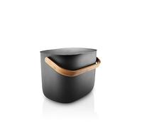 EVA SOLO Reflect Recycling Bin 16 L for 2 Bags | Medium Size Bin Efficiently Separate and Recycle | Intelligent Automatic Lid Balance | Black