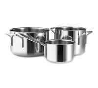 Eva Solo - Stainless Steel Pot Set 1,1 L / 2,2 L / 3,6 L - Stainless Steel