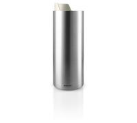 Eva Solo | Urban To Go Cup 0.35 l | Double-Walled Thermo Cup with Vacuum Insulation | Dishwasher-safe Cup with Practical Easy Grab Strap & Click Lid | Coconut