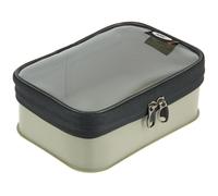 EVA Tackle Storage Bag Set Water-Resistant Clear Top Fishing Accessory Case Small, Medium & Large Rigid Boxes for Terminal Tackle, Bait, PVA (Medium)