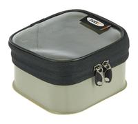 EVA Tackle Storage Bag Set Water-Resistant Clear Top Fishing Accessory Case Small, Medium & Large Rigid Boxes for Terminal Tackle, Bait, PVA (Small)