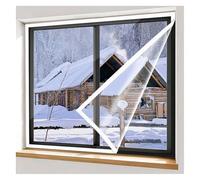 EVA Thermal Ilat Window Film Thick Transparent Heat & Cold Protect ains for Doors & Keeps Indoor War Size W180*H160cm