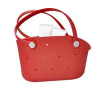 Eva Tote Bag - Tote Bag Mini Rubber Tote Bag | Fashion Travel Accessory | Washable Sand for Men Outdoors, Poolside, Boat | Mini Tote Bag for Men at Weddings, On The Beach, red, Siehe Beschreibung