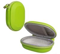 EVA Travel Pouch for For LOGITECH For MX Anywhere 3S Mouse with Custom Fit, Handle, and Expandable Mesh Section (Green)