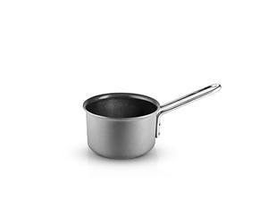 Eva Trio | Grey Line Casserole 1.1 L 13 cm Ceramic Slip-Let® Non-Stick Coating | Ideal for Making Smaller Portions of Sauces or Melting Butter & Chocolate