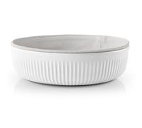 Eva Trio Legio Nova Bread Basket 20 cm Fabric Insert Protects Bread and Catches Crumbs White