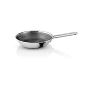 Eva Trio | Multi Frying pan 20 cm Mosaic Ceramic Slip-Let® Coating |Pan with Hybrid Mosaic Surface Pattern. Stainless Steel at the top and Ceramic Slip-Let® Coating at the Bottom Brushed Steel