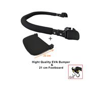(EVA x Board) MomTan Baby Stroller Accessories Armrest PU Leather Bumper Bar Handrail Extend Footboard Hook For Babyzen YOYO 2 YOYO+