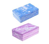 EVA Yoga Blocks, 2 Pcs Lightweight Fitness Brick Camouflage | High-density EVA Foam, Anti-slip Surface, Non-absorbent Build, Stretching and Meditation Support