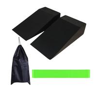 EVA Yoga Blocks - Non-slip Design Supporting Squat , Professional Yoga Aids, Lightweight Slant Shelves for Calf Stretches | Strength Training Gym Ergonomic Accessories for Sports