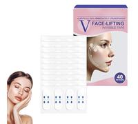Evaberry Face Lift Tape, Face Lift Tape Invisible, Faces Tape Lifting Invisible, Faces Tape Instantly Lifts Sagging Skin Around The face, Hides The Double Chin and Creates A v-Shaped Face (1box)