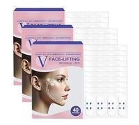 Evaberry Face Lift Tape, Face Slimming Tape Invisible, V-Face Lifting Invisibles Adhesive Tape, V Line Lifting Collagen Face Mask for Tightening and Firming (120 pcs)