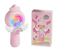 EVADA Kids My Little Pony Microphone for Singing Speaker Karaoke, Corlorful LED Wireless Bluetooth 5.4 USB-C Mini Mic for iPhone iPad, 1 Pack Toys Portable Birthday Party Gift for Girls Adults(Pink)