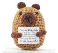 Evadollina Positive Gifts, Capybara Gift, Emotional Support, Positive Crochet Animals, Pocket Hug, Capybara Items, Capybara, Christmas