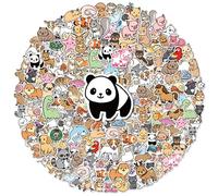Evadollina Sticker Tiere, 200 Pieces Animal Stickers, Kids Stickers, Dishwasher Safe Stickers, Animal Stickers, Animals, for Water Bottles, Luggage, Laptops, Books