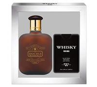 EVAFLORPARIS WHISKY Double Set Eau de Toilette 100ml and Perfum Travel 20 ml Spray Perfum For Men Giftsets