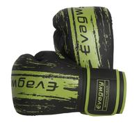 EVAGWY Boxing Gloves for Men Women Professional Training Sparring Suitable for Boxing Kickboxing MMA Fighting Heavy Punch Bag Gloves Workout Gloves for Boxing Muay Thai (Green, 16oz)