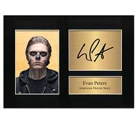 Evan Peters Autograph American Horror Story Signed A4 Printed Autograph Photo Reproduction Print Picture Display No128