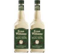 Evan Williams Original Southern Egg Nog | Made with Kentucky Straight Bourbon Whiskey | 70cl | 15% ABV (Pack of 2)