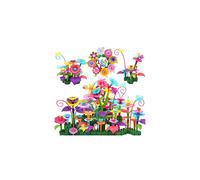 Evance 166pcs Flower Building Toy-DIY Flower Garden Building Kit for Kids, Educational Construction Toys for Girls Christmas Birthday Gifts (166 PCS)
