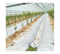 EVANEM 0.02mm Width 1M Agriculture Silver Black Plastic Mulch，for Greenhouse Keep Warm Ground Film(0.02mm Length 50M)