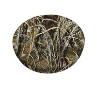 EVANEM Camo Yellow & Green Printed Stool Covers Stretch Round Bar Stool Covers Chair Covers Velvet Seat Cover Cushion Cover for Home Bar Hotel