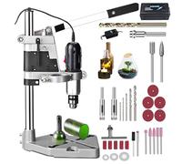 EVANEM Electric Glass Bottle Cutter, Multifunctional Bottle Cutting Machine with 36PCS Tools, Complete Set of Glass Bottle Cutter for Drilling Sanding Polishing Grinding Cutting Wine Bottles