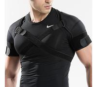 EvAnem Shoulder Support Brace for Both Shoulders, Shoulder Brace Adjustable Men Women, Shoulder Support Double Bandage Crossover Straps for Pain Relief & Injury Preventio