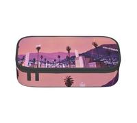 EVANEM The Old Hollywood Pencil Case, Large-Capacity Double Layer Student Pencil Case, Office Stationery Bag, Portable Pencil Case