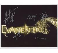 Evanescence (Band) FULLY SIGNED Photo 1st Generation PRINT Ltd 150 + Certificate (6)