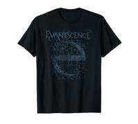 Evanescence - Blue Distressed Logo T-Shirt