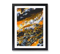 Evanescent Force Abstract Framed Print | A2 Black Framed Wall Art | Ready to Hang | Abstract Fantasy Picture | Living Room Bedroom Lounge Office