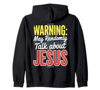 Evangelical Christian Faith Talk About Jesus Zip Hoodie