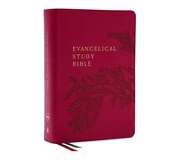 Evangelical Study Bible: Christ-centered. Faith-building. Mission-focused. (NKJV, Pink Leathersoft, Red Letter, Thumb Indexed, Large Comfort Print)