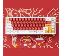 Evangelion Keycap Set, PBT Dye-Sub MA Profile Japanese Anime EVA Keycap For Custom Mechanical Gaming Keyboard (Color : 02)