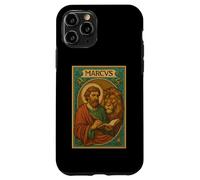 Evangelist Mark (Marcus) Holy Card with the Lion Symbol Case for iPhone 11 Pro