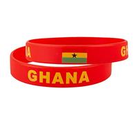 Evankin Country Flag Unisex Silicone Bracelet Rubber Sports Fashion Wristband
