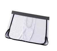 Evankin Men's Ice Silk Mesh Boxer Briefs, Aro Shorts Underpants, White, M