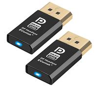 EVanlak DisplayPort Headless Ghost Display Emulator for PC DP Dummy Plug - Fits Headless 1080@120Hz - 3840x2160@60Hz FHD-2 Pack