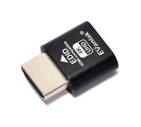 EVanlak HDMI Dummy Plug Headless Ghost Display Emulator Premium Aluminum PC（Fit Headless-3840x2160@60H New 3RD）-1Pack…