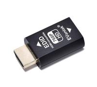 EVanlak HDMI DVI VGA Dummy Plug Headless Ghost Display Emulator Premium Aluminum PC (Fit Headless-3840x2160@60H New 3RD)