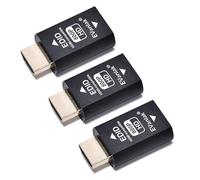 EVanlak Hdmi Edid Emulator Passthrough Dongle Eliminated Emulator Adapter 3rd Generrtion Work with Mac Thunderbolt to HDMI Switches/Extender/AV Receiver/Video Splitters -1280x800@60Hz-3pack
