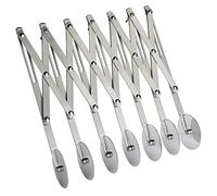 Evannt 7 Wheel Stainless Steel Pizza Slicer Multi-Round Dough Cutter Adjustable Ravioli Pizza Noodle Cutter