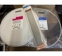 Evans 14" Genera Dry, 14" Hazy 300, Snare Drum Head, Puresound Wires Combo Pack