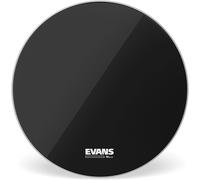 Evans 24" EQ3 Black No Port Version Bass Drum Head Skin BD24RB-NP