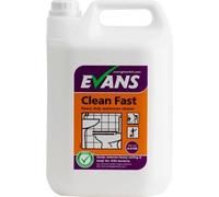Evans A010EEV2 Clean Fast Heavy Duty Washroom Cleaner 5 Litre - Pack of 2