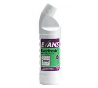 Evans A103AEV Everfresh Apple Toilet and Washroom Cleaner 1 Litre - Pack of 6