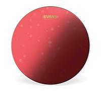 Evans B14HR Hydraulic Red Coated Snare Batter, 14 inch | Evans Hydraulic heads deliver deep tone, short sustain, easy tuning and controlled overtones for rock, metal and funk.