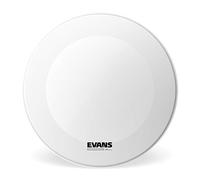 Evans Bass Drum Heads - BD26RGCW-NP - 26-Inch No Port EQ3 Resonant Coated White Bass Drum Head